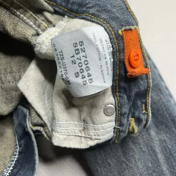 Boys Lee Premium Regular‎ Fit Jeans Mid Rise Straight Leg Denim Dark Blue 12 S - Picture 10 of 10